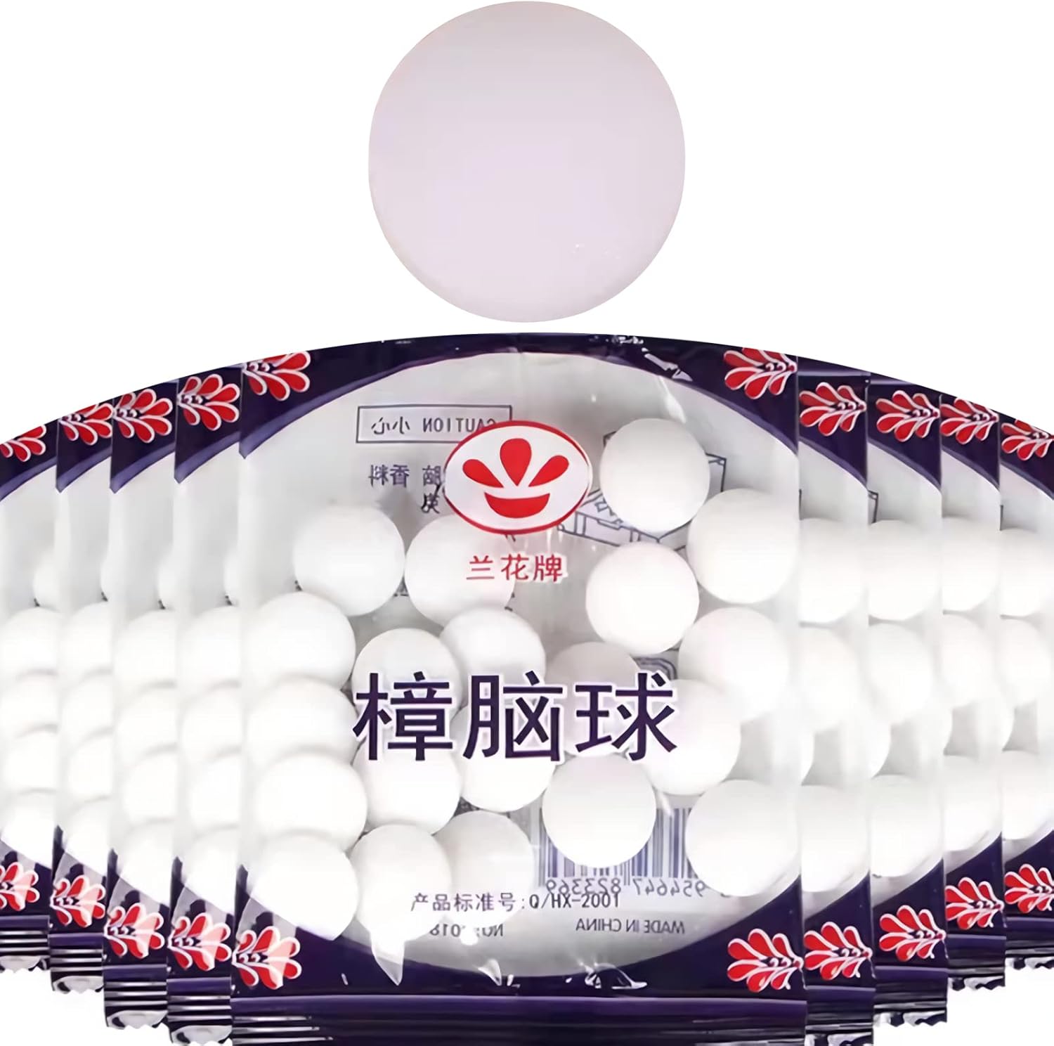 100 Pieces Natural Moth Prevention Ball